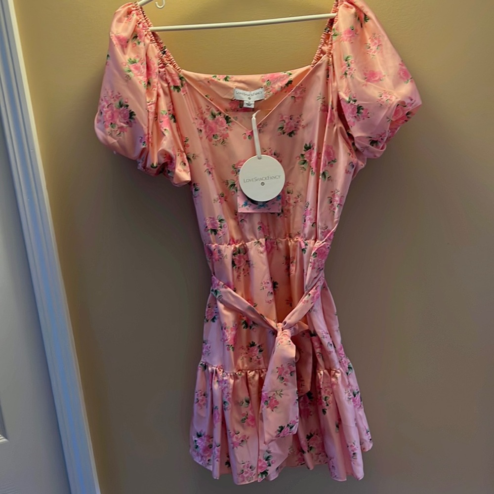 LoveShackFancy Target Cecile Puff Sleeve Dress size 12